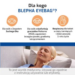 Zdjęcie produktu - #4 Blepha Eyebag Rozgrzewająca maska na oczy, 1 szt. - przynosi ulgę suchym, zmęczonym i bolącym oczom
