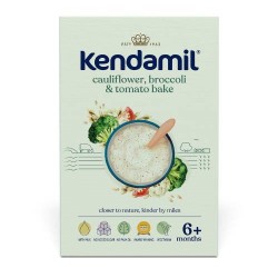 Zdjęcie produktu - #0 Kendamil Mleczna kaszka z brokułem, kalafiorem i pomidorami, 150 g