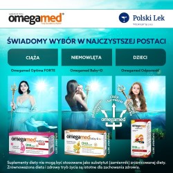 Zdjęcie produktu - #4 Omegamed Optima Forte, 60 kaps. - suplement diety dla kobiet w ciąży i matek karmiących