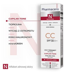 Zdjęcie produktu - #1 PHARMACERIS N CAPILAR-TONE Krem tonujący CC SPF30, 40ml