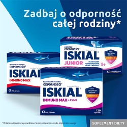 Zdjęcie produktu - #4 Iskial Immuno Max + witamina C, 120 kaps.