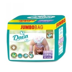 Zdjęcie produktu - #0 DADA Extra Soft Jumbo Bag 4 Maxi Pieluchy 7-16 kg, 82szt.