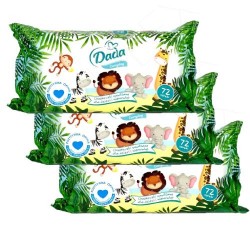 Zdjęcie produktu - #0 DADA Wipes Everyday Chusteczki Nawilżające, 3x72 szt.