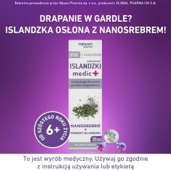 Zdjęcie produktu - #1 ISLANDZKI Medic+ Spray do gardła z nanosrebrem, 30 ml