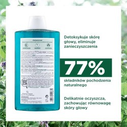 Zdjęcie produktu - #1 KLORANE Szampon z organiczną miętą, 400ml