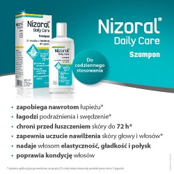 Zdjęcie produktu - #2 Nizoral Daily Care szampon zapobiega nawrotom łupieżu, 200 ml