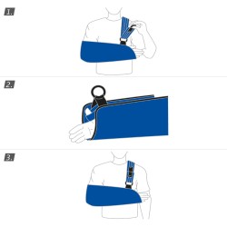 Zdjęcie produktu - #3 Actimove Professional Line Temblak, rozm. M granatowy