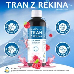 Zdjęcie produktu - #2 DOMOWA APTECZKA Tran z rekina o smaku malinowym, 330ml