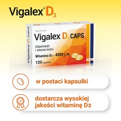 Zdjęcie produktu - #2 Vigalex D3 Caps 4000 j.m., 120 kapsułek
