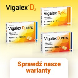 Zdjęcie produktu - #3 Vigalex D3 Caps 4000 j.m., 120 kapsułek
