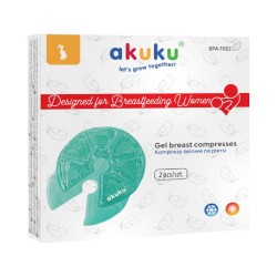 Zdjęcie produktu - #0 AKUKU Kompresy żelowe na piersi A0534, 2szt.