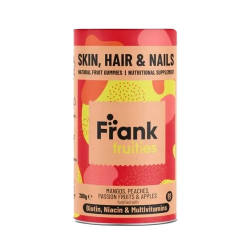 Zdjęcie produktu - #0 Frank Fruities Zdrowe włosy, sk&oacute;ra i paznokcie, 80żelek