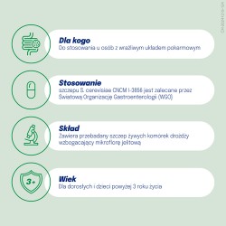 Zdjęcie produktu - #2 Dicoflor Ibsium probiotyk dla dzieci i dorosłych, 20 kaps.