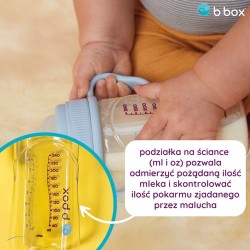 Zdjęcie produktu - #2 B.BOX Butelka do karmienia niemowląt (błękit), 180ml
