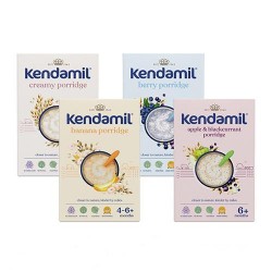 Zdjęcie produktu - #0 Kendamil Mix kaszek dla dzieci (4x150g) + łyżeczka