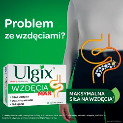 Miniaturka artykułu - #0 ULGIX Wzdęcia 80 mg, 25 kaps.