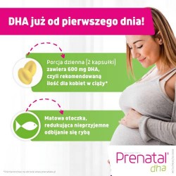Zdjęcie produktu - #1 Prenatal DHA (kwasy omega &ndash; 3: DHA + EPA) &ndash; w ciąży i podczas karmienia piersią, 30 kapsułek 