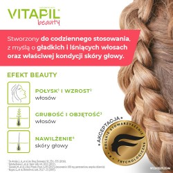 Zdjęcie produktu - #1 VITAPIL&reg; beauty &ndash; na gładkie i lśniące włosy, 30 kapsułek