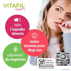 Zdjęcie produktu - #3 VITAPIL&reg; beauty &ndash; na gładkie i lśniące włosy, 30 kapsułek