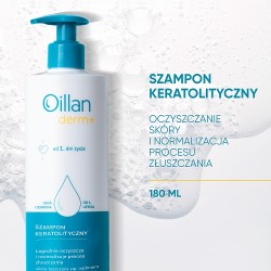 Zdjęcie produktu - #0 OILLAN Derm+ Szampon keratolityczny, 180ml