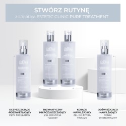 Zdjęcie produktu - #5 L'BIOTICA Estetic Clinic Pure Estetic Enzymatyczny mikrozłuszczający żel do mycia twarzy, 200ml