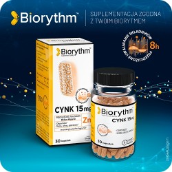 Zdjęcie produktu - #0 Biorythm Cynk 15mg, 30kaps.