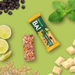 Zdjęcie produktu - #0 BAKALLAND BA!lans RELAKS Baton Wiśnia i limonka, 38g