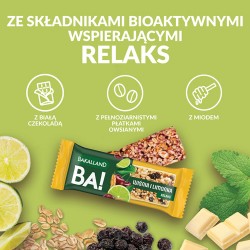 Zdjęcie produktu - #3 BAKALLAND BA!lans RELAKS Baton Wiśnia i limonka, 38g