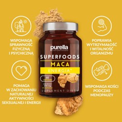 Zdjęcie produktu - #2 PURELLA Maca Energia, 60 kapsułek