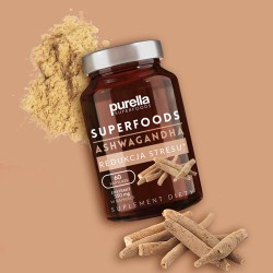 Zdjęcie produktu - #3 PURELLA Ashwagandha Redukcja stresu, 60 kapsułek