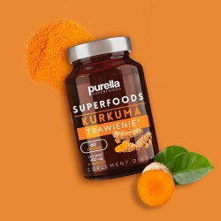 Zdjęcie produktu - #3 PURELLA Kurkuma Trawienie, 60 kapsułek