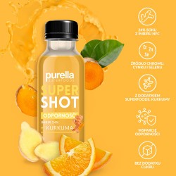 Zdjęcie produktu - #2 PURELLA SuperShot Odporność imbir + kurkuma, 100 ml