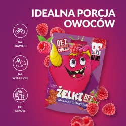 Zdjęcie produktu - #4 BeRAW Kids Żelki Malina z chrupkami, 35 g