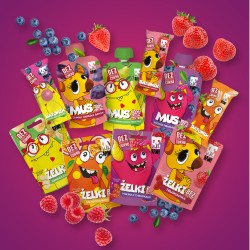 Zdjęcie produktu - #5 BeRAW Kids Żelki Malina z chrupkami, 35 g