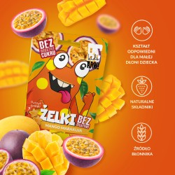 Zdjęcie produktu - #3 BeRAW Kids Żelki Mango Marakuja, 35 g