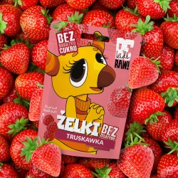 Zdjęcie produktu - #0 BeRAW Kids Żelki Truskawka, 35 g