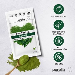 Zdjęcie produktu - #0 PURELLA Chlorella. Detoks. Źr&oacute;dło witaminy A i żelaza, 21g