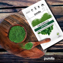 Zdjęcie produktu - #3 PURELLA Chlorella. Detoks. Źr&oacute;dło witaminy A i żelaza, 21g