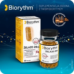 Zdjęcie produktu - #0 Biorythm żelazo 28mg, 30 kaps.