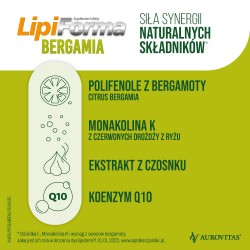 Zdjęcie produktu - #2 Lipiforma Bergamia, 30 kaps. - suplement diety z monakoliną K