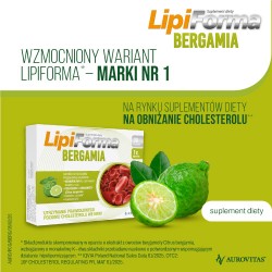 Zdjęcie produktu - #4 Lipiforma Bergamia, 30 kaps. - suplement diety z monakoliną K