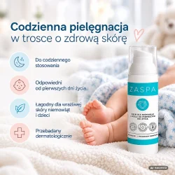 Miniaturka artykułu - #1 ZASPA Pieluszkowy Krem dla dzieci od pierwszych dni życia, 50g