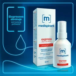 Miniaturka artykułu - #0 MEDISPIRANT Express Płyn antyperspiracyjny do sk&oacute;ry skłonnej do nadmiernej potliwości, 50 ml