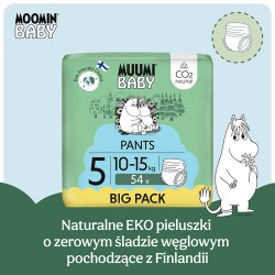 #0 – Muumi Baby Pants Pieluchomajtki 5 (10-15 kg), 54 szt.