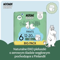 #0 – Muumi Baby Pants Pieluchomajtki 6 (12-20 kg), 52 szt.