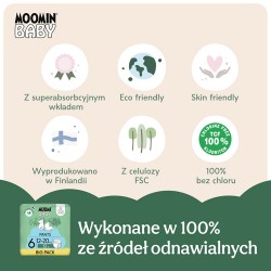 #2 – Muumi Baby Pants Pieluchomajtki 6 (12-20 kg), 52 szt.