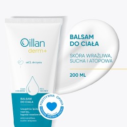 Zdjęcie produktu - #0 OILLAN Derm+ Balsam do ciała, 200ml 