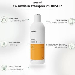 #3 – PSORISEL Szampon do pielęgnacji sk&oacute;ry głowy u os&oacute;b z objawami łuszczycy, 200ml