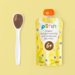 Zdjęcie produktu - #1 SALVEST P&Otilde;NN BIO Banan z jagodami i płatkami zb&oacute;ż, 110 g