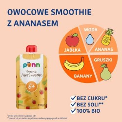 Zdjęcie produktu - #0 SALVEST P&Otilde;NN BIO Owocowe smoothie z ananasem, 110g